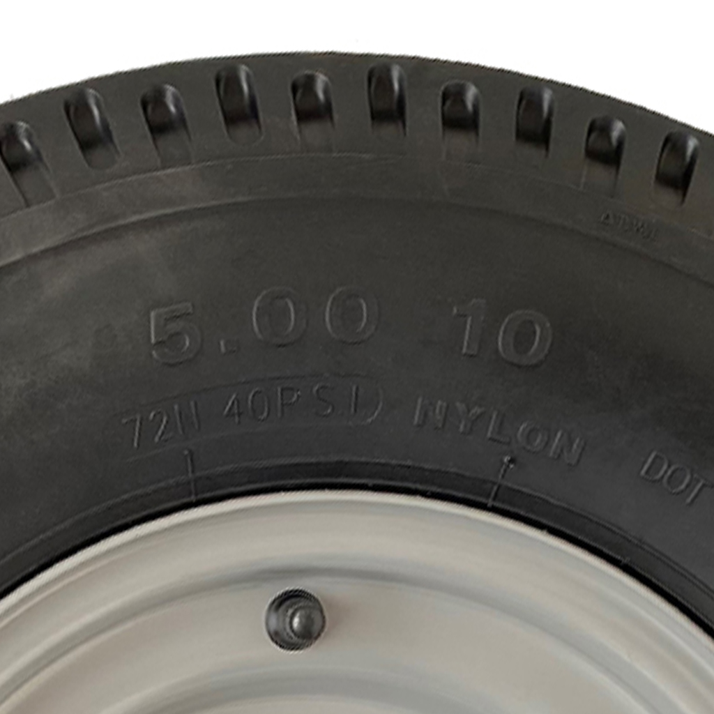 500 10 Trailer Tyre And Wheel Assembly 4 Stud 4 Pcd 355kg Load